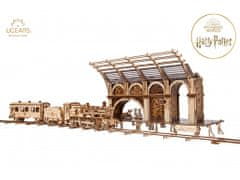 UGEARS Leseni 3D mehanski vlak Harry Potter Platform Kit