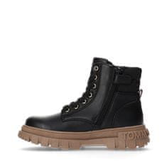 Tommy Hilfiger Čevlji črna 36 EU Lace Up Bootie Black