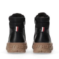 Tommy Hilfiger Čevlji črna 36 EU Lace Up Bootie Black