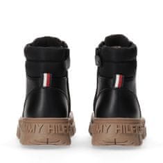 Tommy Hilfiger Čevlji črna 37 EU Lace Up Bootie Black