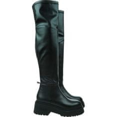 Tommy Hilfiger Škornji elegantni čevlji črna 39 EU Tjw Over The Knee Boots