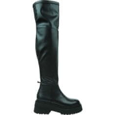Tommy Hilfiger Škornji elegantni čevlji črna 40 EU Tjw Over The Knee Boots