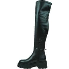 Tommy Hilfiger Škornji elegantni čevlji črna 36 EU Tjw Over The Knee Boots