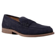 Tommy Hilfiger Čevlji elegantni čevlji mornarsko modra 43 EU Męskie Suede Loafer