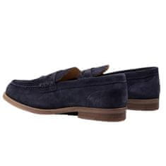 Tommy Hilfiger Čevlji elegantni čevlji mornarsko modra 44 EU Męskie Suede Loafer