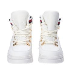 Tommy Hilfiger Čevlji bela 35 EU Lace-up Bootie Ivory