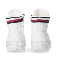 Tommy Hilfiger Čevlji bela 35 EU Lace-up Bootie Ivory