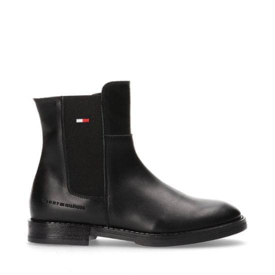 Tommy Hilfiger Chelsea škornji elegantni čevlji črna CHELSEA BOOT BLACK