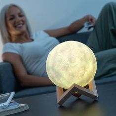 InnovaGoods Polnjiva LED Svetilka Luna Moondy InnovaGoods