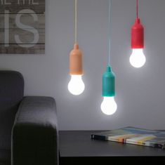 InnovaGoods Prenosna LED Žarnica z Vrvico Bulby InnovaGoods