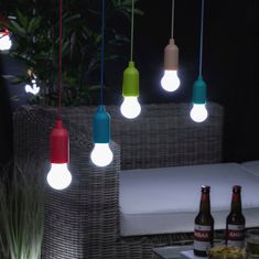 InnovaGoods Prenosna LED Žarnica z Vrvico Bulby InnovaGoods
