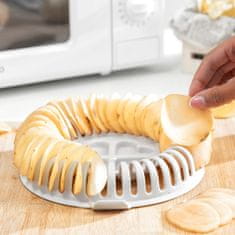InnovaGoods Set za pripravo čipsa v mikrovalovni pečici s strgalom in recepti Chipit InnovaGoods