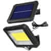 solarni reflektor s senzorjem gibanja, ip44, 5W, 400lm, 6000k, litijeva baterija 1300 mah, 5,5V dc mce438