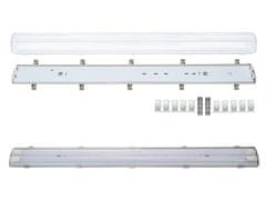 industrijska hermetična svetilka ip65 vodila 2x120cm t8 g13 dvostransko