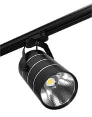 shop light led reflektor enofazni črni 30w 2550 lm topla svetloba 3000k