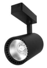 shop light led reflektor enofazni črni 30w 2250 lm topla svetloba 3000k