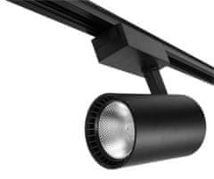 shop light led spotlight enofazni črni 30w 2250 lm nevtralna svetloba 4000k