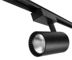 shop light led reflektor enofazni črni 30w 2250 lm topla svetloba 3000k