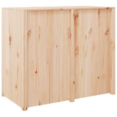 Vidaxl Zunanja kuhinjska omarica 106x55x92 cm trdna borovina