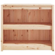 Vidaxl Zunanja kuhinjska omarica 106x55x92 cm trdna borovina