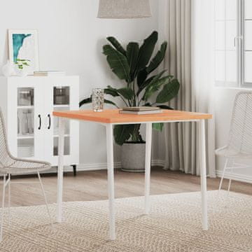 Vidaxl vidaXL Mizna plošča 70x70x2,5 cm kvadratna masivna bukova lesena površina