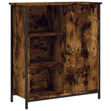 Vidaxl Komoda dimljeni hrast 70x30x80 cm inženirski les