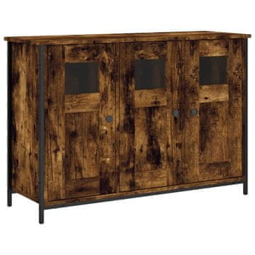 Vidaxl Komoda dimljeni hrast 100x35x70 cm inženirski les