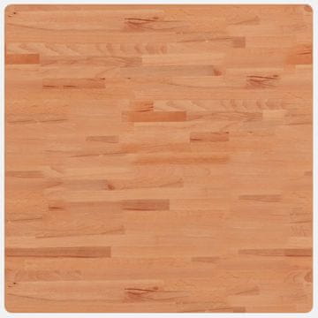 Vidaxl Mizna plošča 80x80x2,5 cm kvadratna trdna bukovina