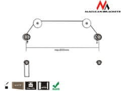 Maclean mc-557 25768 vodil TV mount 32-70 palcev