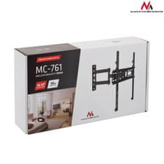 Maclean maclean nosilec za TV ali monitor, univerzalni, max vesa 400x400, 26-55", 30kg, črn, mc-761