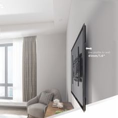 Maclean maclean nosilec za TV ali monitor, max vesa 600x400, ploščat, oddaljenost od stene 41-475mm, 37-80", 45kg, črn, mc-832
