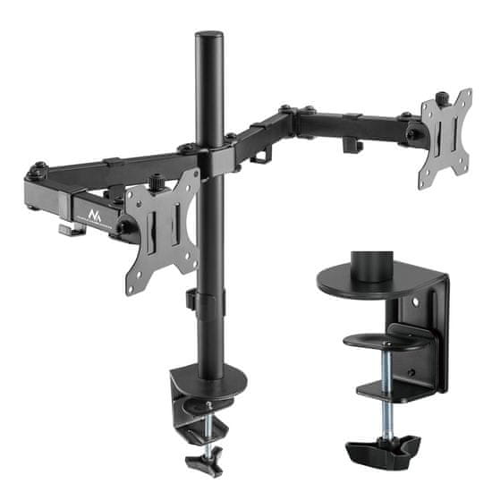 Maclean Namizni nosilec Maclean za 2 LCD monitorja, 17-32", 2x 8 kg, MC-884