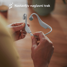 Philips TAK4607GY brezžične otroške kostnoprevodne slušalke, siva