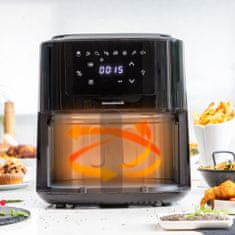 InnovaGoods Cvrtnik na vroči zrak s tehtnico InnovaGoods Fryinn Balance 5000 Črna 1500 W 5 L Nerjaveče jeklo