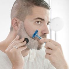 InnovaGoods šablona za oblikovaje brade Hipster Barber InnovaGoods