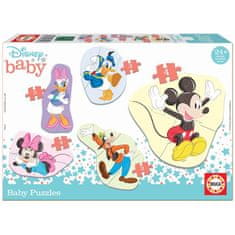 Clementoni Disney Baby Mickey and Friends puzzle 3+3+4+4+5 kosov