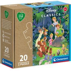 Clementoni Disney The Jungle Book + Peter Pan puzzle 2x20 kosov