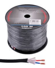 Azusa kabel0378 azusa 1,5 mm okrogli zvočniški kabel + bombaž (100 m kolut)