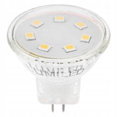 LUMILED 10x LED žarnica MR11 2,5W = 20W 220lm 3000K Topla bela 120° 230V