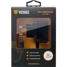 Yenkee Polnilec za mobilni telefon Yenkee YAC 2016BK Polnilec Micro USB 2A