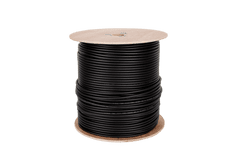 Cabletech koaksialni kabel f690 bv+gel črn 305m