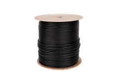 Cabletech koaksialni kabel f690 bv+gel črn 305m