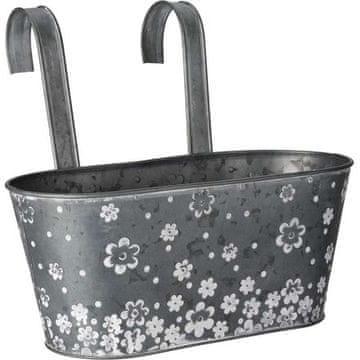 ProGarden Cvetlični lonec ProGarden KO-FZ1001040 zunanji viseči pocinkani