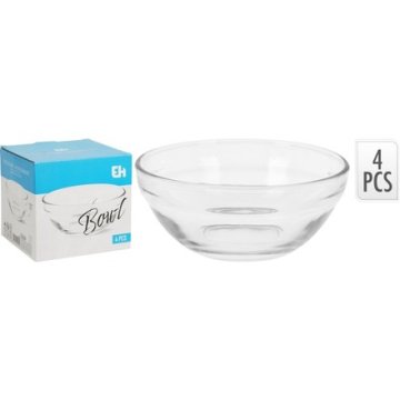 EXCELLENT Skleda Odlična KO-YE6000270 steklo komplet 4 kosov 12 cm