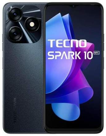 Tecno Mobilni telefon Tecno Spark 10 NFC 4/128GB Meta Black