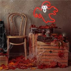 Forever Večno neonski Ghost - rdeča