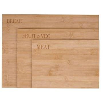 Alpina deska Alpina ED-223860 Rezalna deska bambus komplet 3 Rezalna