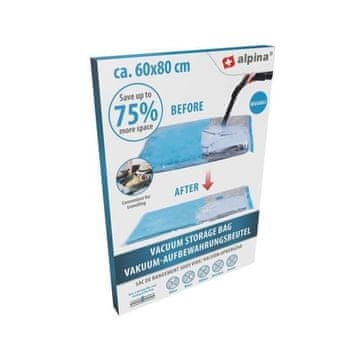 Alpina Vakuumska vreča Alpina ED-247182 Vakuumska vreča za oblačila in odeje 60 x 80 cm