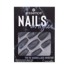 Essence Nails In Style Odtenek 17 you're marbellous Set umetni nohti 12 kos