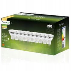 LUMILED 10x LED žarnica MR11 2,5W = 20W 220lm 3000K Topla bela 120° 230V